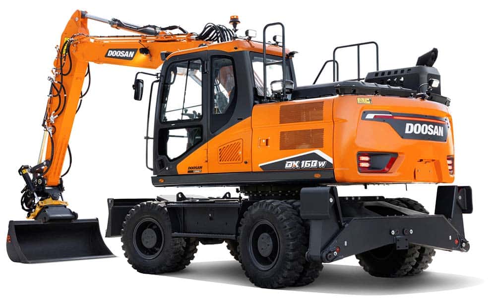 Kolové rypadlo Doosan DX160W-3